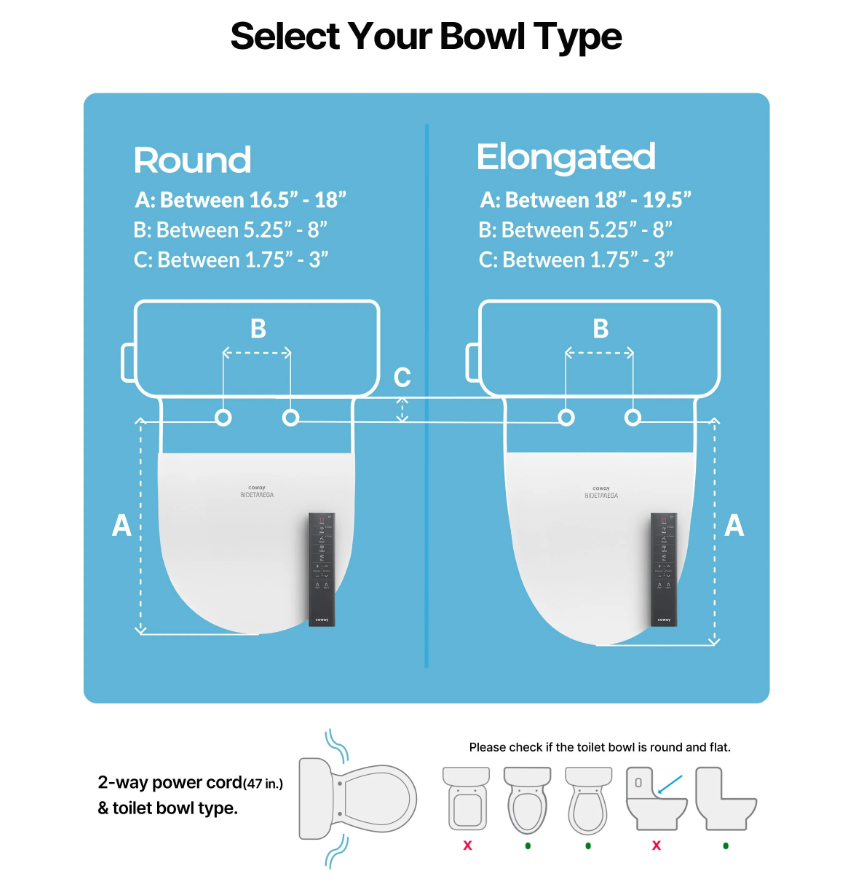 Self-Cleaning Bidet (Elongated)